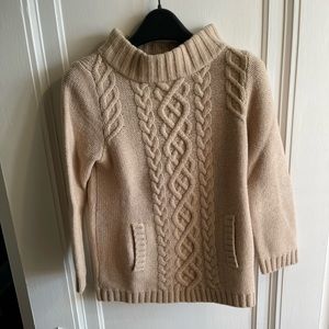 J Crew cableknit wool sweater